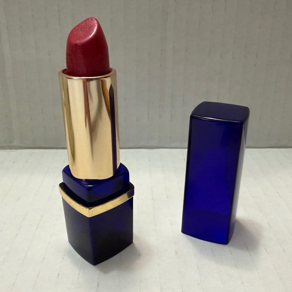 Estee Lauder Pure Color Long Lasting Lipstick 188 Rubellite Pink Red Gold Navy